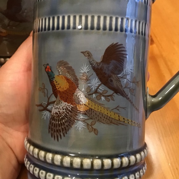 VINTAGE WADE IRISH PORCELAIN BEER STEINS- Huge! - Picture 2 of 6